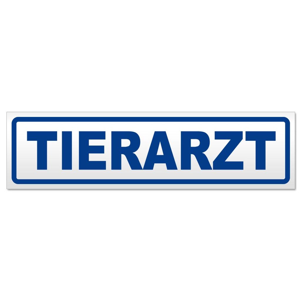 Tierarzt Magnetschild Schild magnetisch