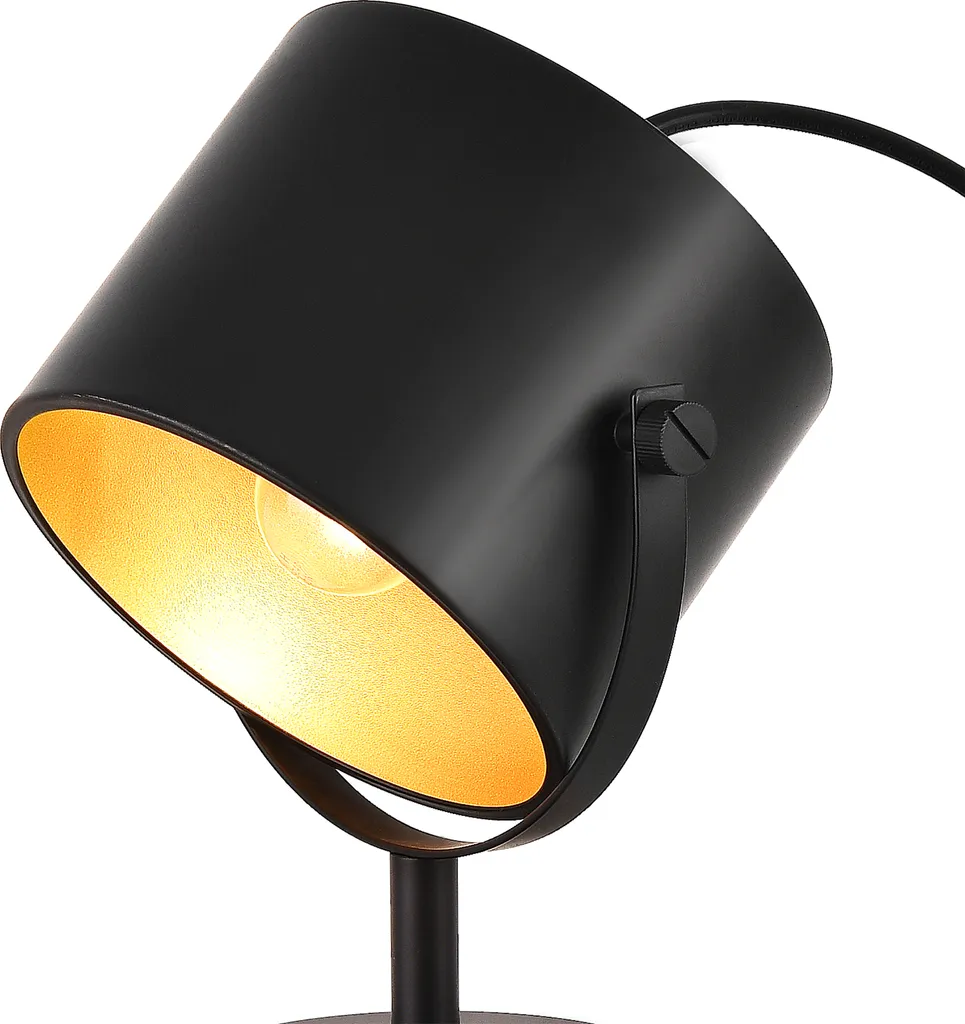 Lampe de table Farstorp pour bureau et lecture en Métal Noir E27 Chic - 3