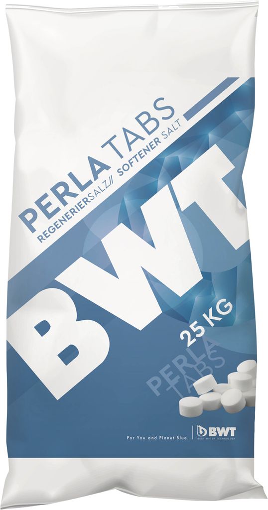 Set 3 Sali Rigeneranti BWT PERLA TABS 25kg Per Addolcitori + Panno Sanvo - 2