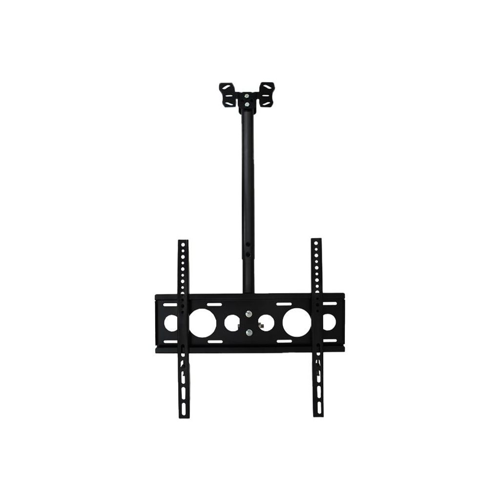 TV-Deckenhalterung, ausziehbar bis 2 m, links-rechts drehbar, geeignet für 26–55 Zoll Fernseher, max. 40 kg Tragkraft, VESA bis 400×400 mm【DJ...