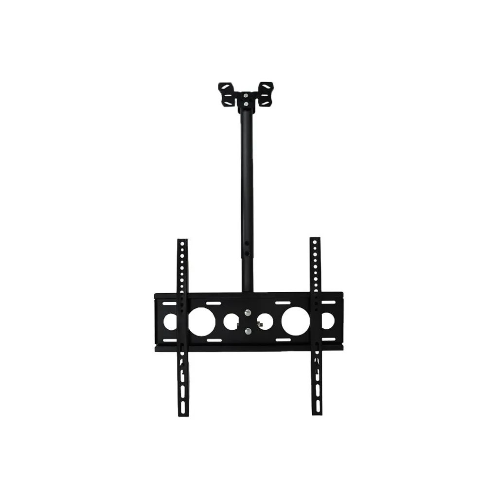 Support TV plafond anti-reflet pivotant extensible 2m pour écran 26-55"