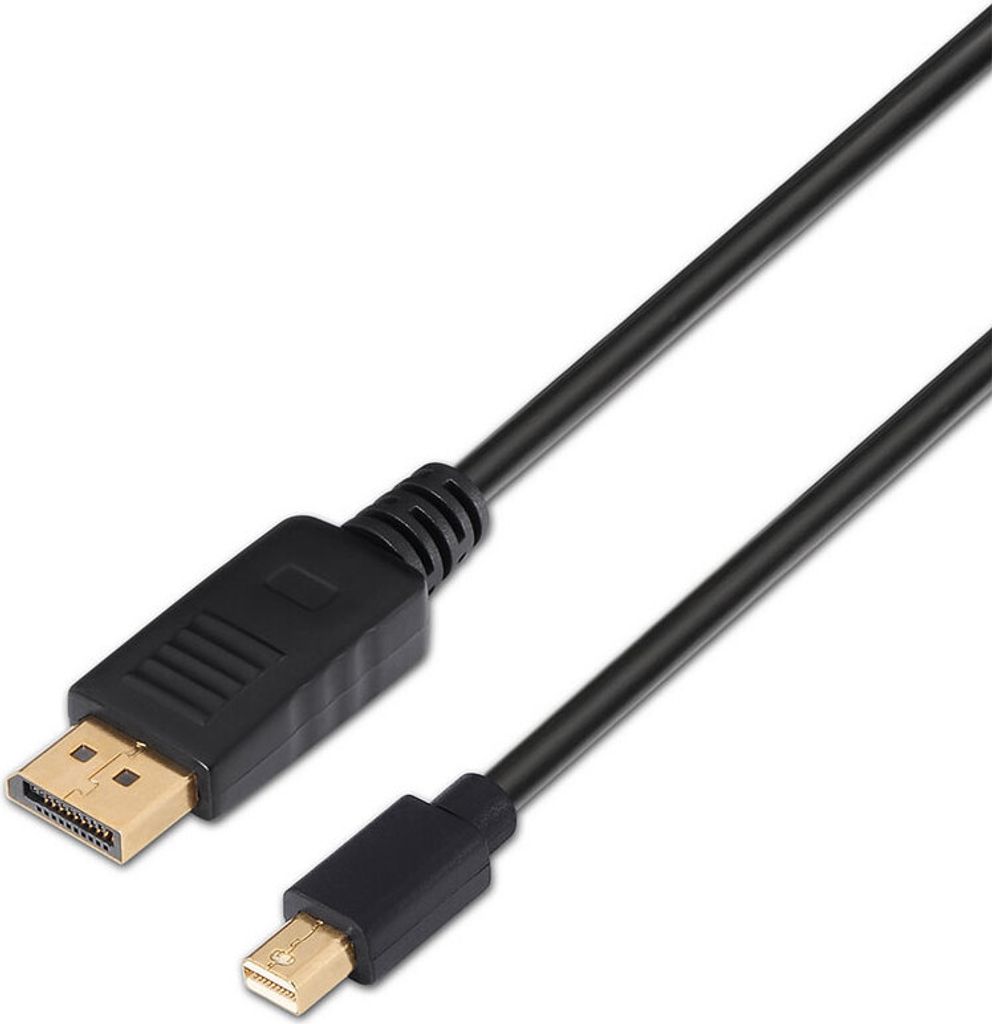 AISENS A124-0132 - Mini DP-Kabel (4K, 60Hz, 3m, für 4K-Display) Schwarz