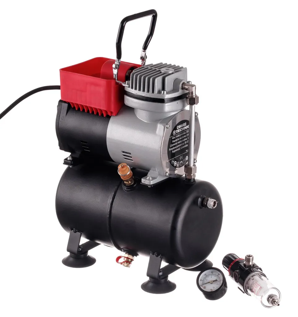 Compresseur aérographe TC Technic 666B2 avec réservoir 3L Efficient - 11