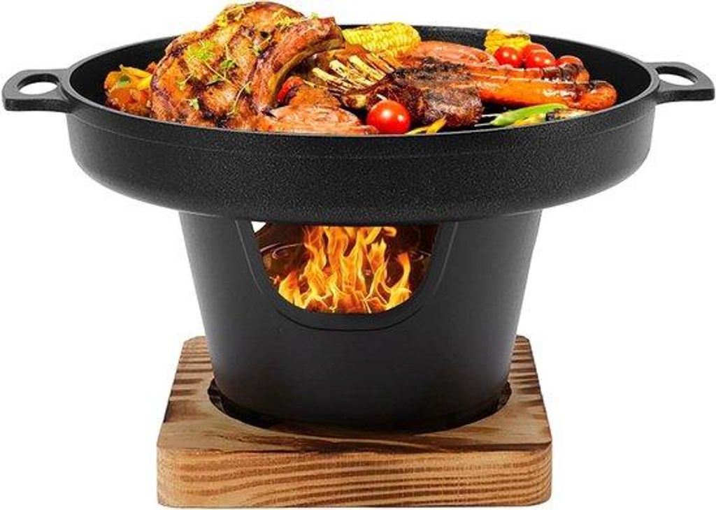Mini BBQ Grill für Innen und Außen