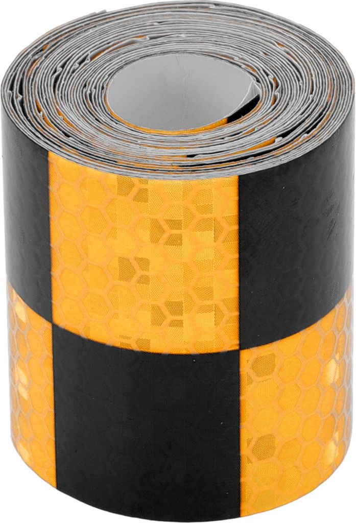 Universelles 9,84 Fuß x 1,97" Air-Release-Klebeband für Zierstreifen, Automobil-Zierstreifenband PVC Schwarz, Gelb