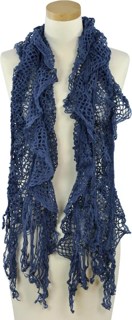 Sciarpa Taranahe Art Of Polo Donna Grigio e Blu Taglia unica