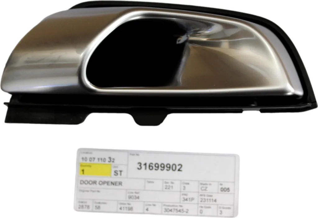 Levier d'ouverture de porte intérieure pour Volvo XC90 S90 V90 Gris