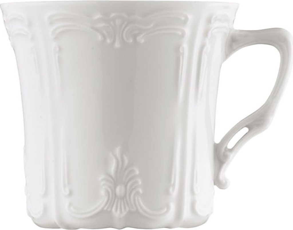 Hutschenreuther Baronesse Espressotasse, Mokkatasse, Obertasse, Estelle Weiß, Porzellan, 100 ml, 14722