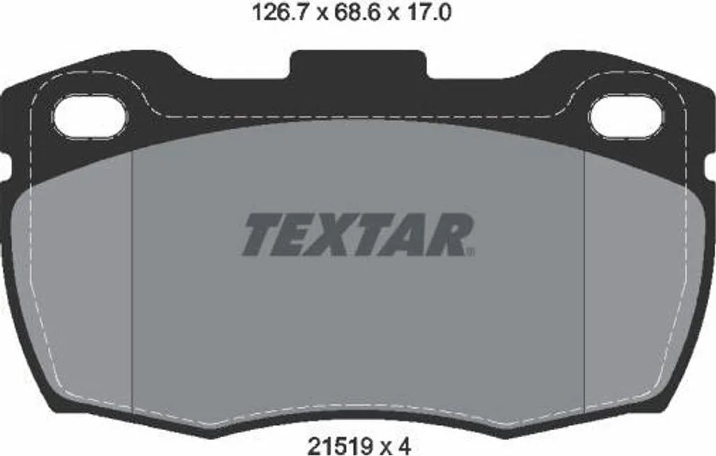 Plaquettes de frein TEXTAR 2151902 pour Defender - Performance OE SFP000140