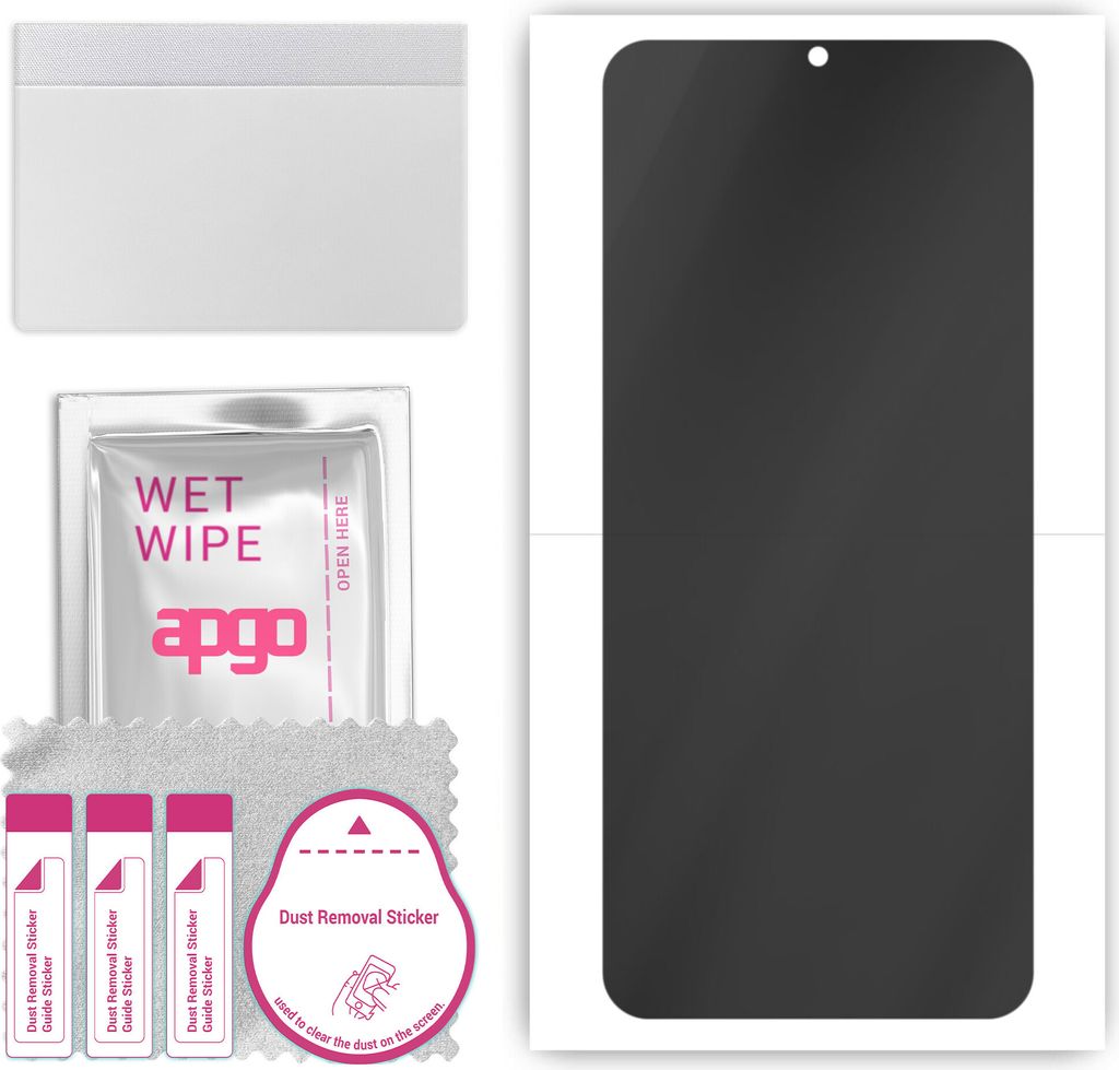 apgo Hydrogel Blickschutzfolie, Matt, kompatibel mit Vivo Y53T, Privacy Displayschutzfolie, Schutzfolie mit Positionierhilfe, Anti-Spy, kratzfest, ...