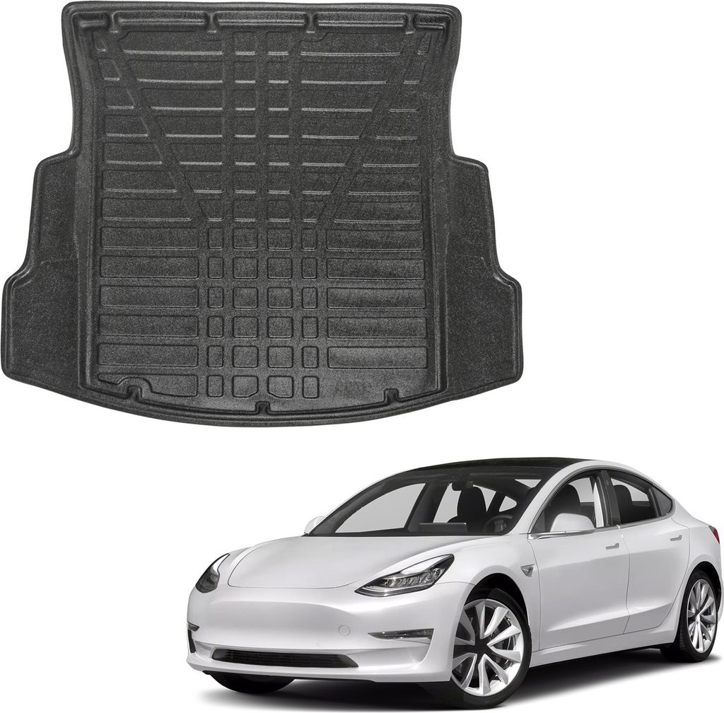 Tapis De Coffre Sur Mesure Pour Tesla Model 3 2017-2025, Image du produit 