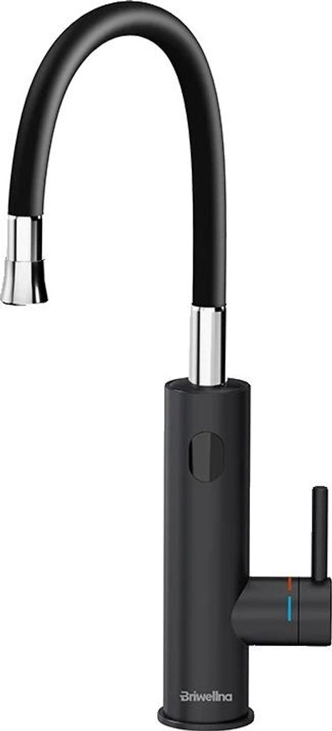 Küchenarmatur Wasserkocher, Sofort heißes Wasser, energieeffizientes Design, Universell-Schwarz, EU