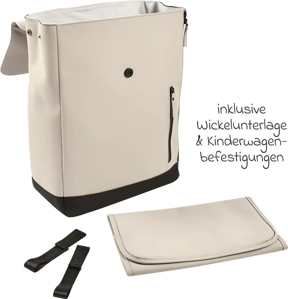 Sac à langer Beaba format sac à dos avec accessoires de change complet - 2