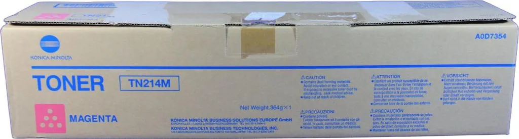 Consumabile Originale Konica Minolta TN214M - Toner Magenta A0D7354
