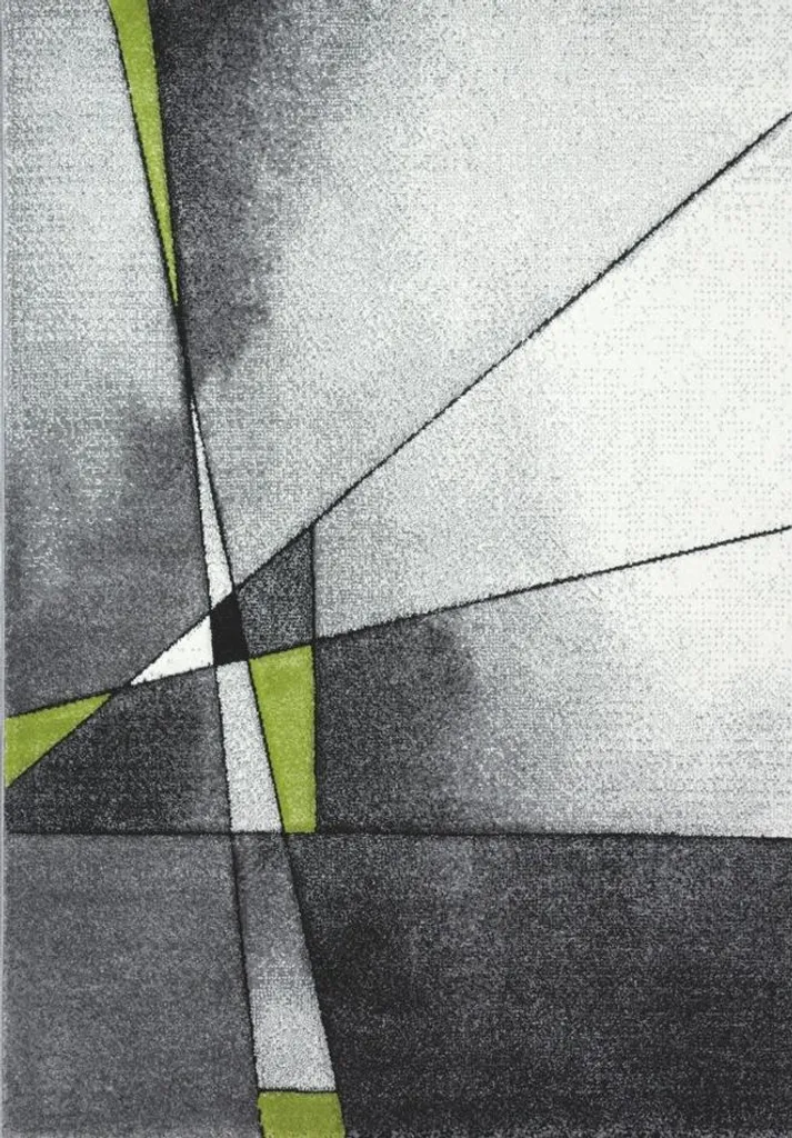 Tapis Brilliance 21807 gris-vert 80x150 cm : élégance et modernité