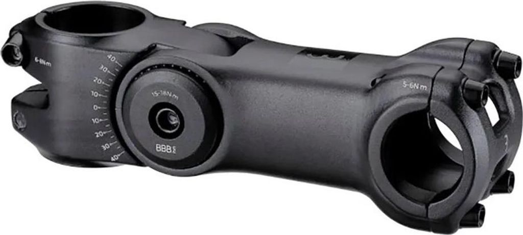 BBB Cycling BBB Vorbau einstellbar High Six 25 schwarz - flexibel einstellbar...