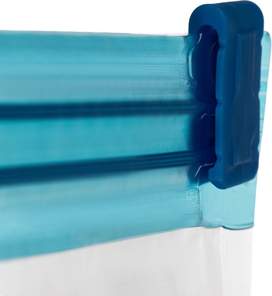 Platzsparende Vakuumbeutel - 10er-Set, transparent/blau, Produktbild 4