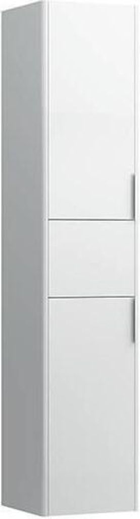 Laufen Base Kast rechts 35x33,5x165 cm Wit Glanzend
