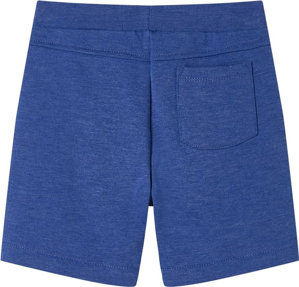vidaXL Pantaloncini da bambino con coulisse Blu Melange 116 Immagine del prodotto 