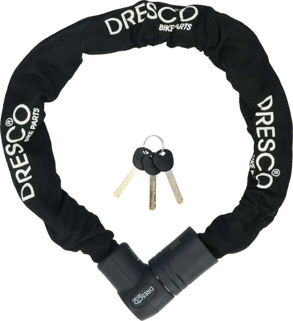 Dresco Chain Lock ART4 Antivol Chaîne 10,5mm Anti-Coupe Boulon 90cm