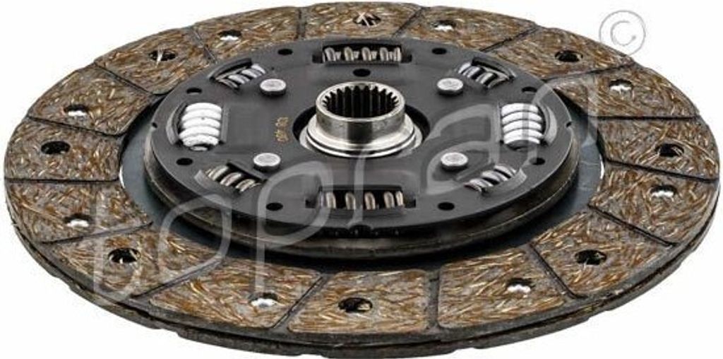 TOPRAN 108 460 Kupplungsscheibe für AUDI 80 Limousine (8C2, B4) 23-Zähne