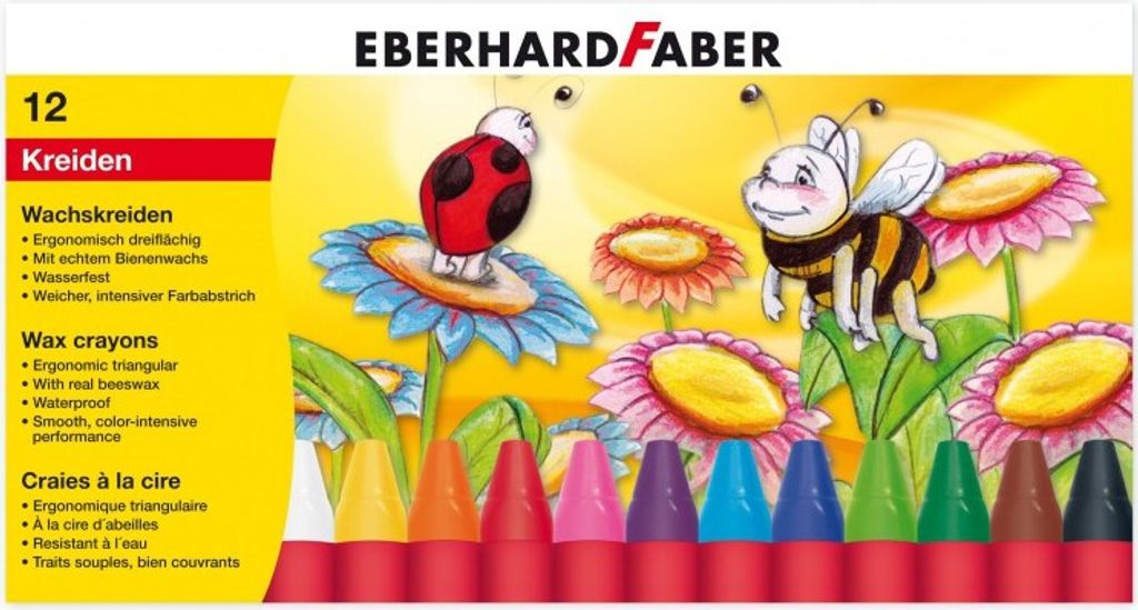 Eberhard Faber Colori, 12 kusov, Viacfarebný, Trojuholník, Obrázok produktu 