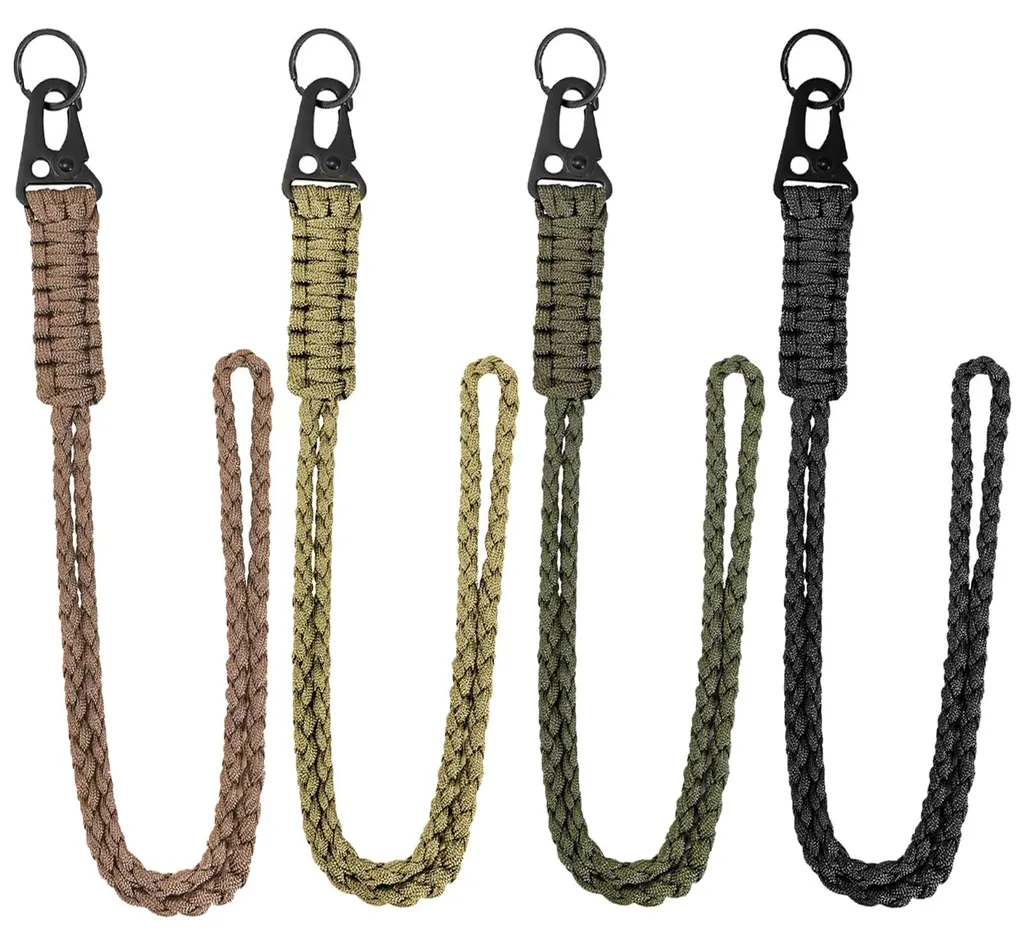 Porte-clés paracorde anti-perte pour sécuriser vos badges de travail