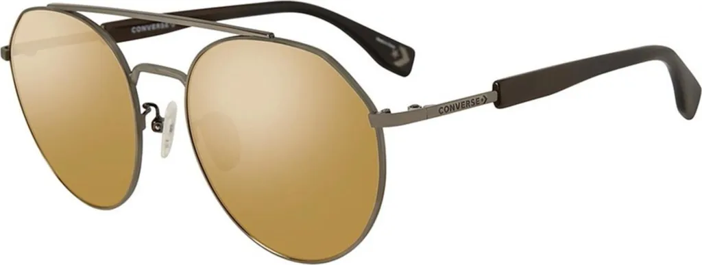 Lunettes de soleil de forme rectangulaire Converse SCO053Q Noir et Gris