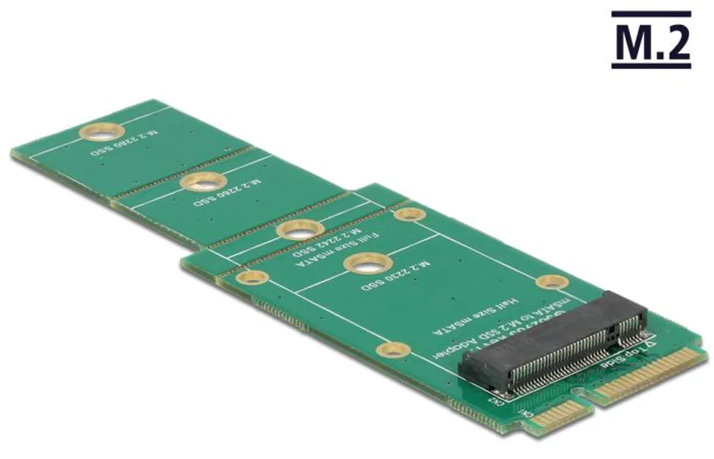 Adaptateur DeLOCK 62592 convertisseur M.2 NGFF vers mSATA compact - 6