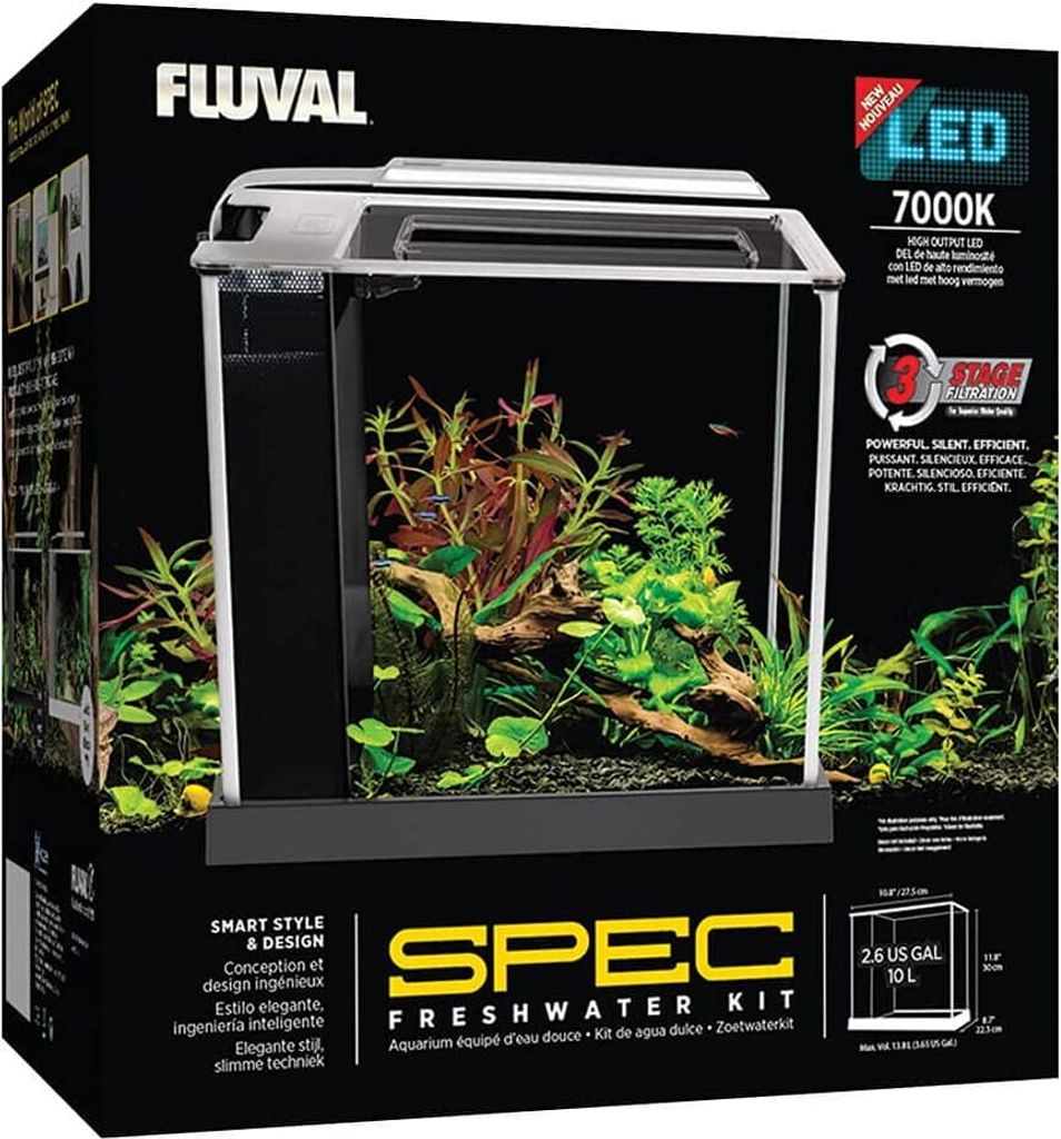 Hagen Fluval SPEC 3 Nano bassin 10,7 Ltr, blanc Image du produit 