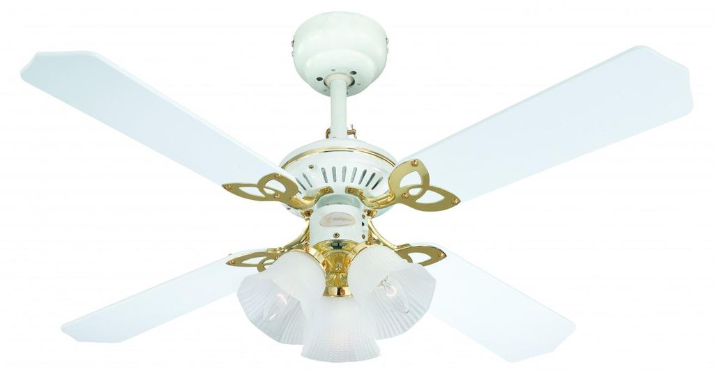 Ventilateur de plafond avec éclairage et chainettes Image du produit 