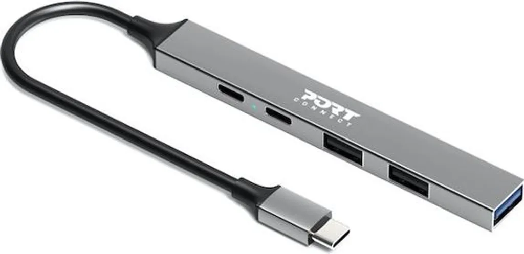 Hub USB-C 5 Ports avec Charge PD 100W - Station d'Accueil Multiport Noire