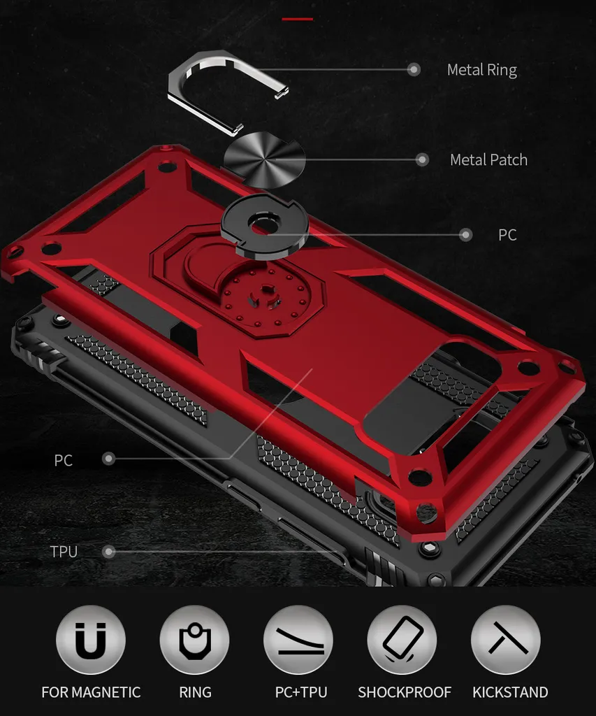 Custodia Samsung Note 8 Blu Economica e Robusta - Doppio Strato TPU - 3