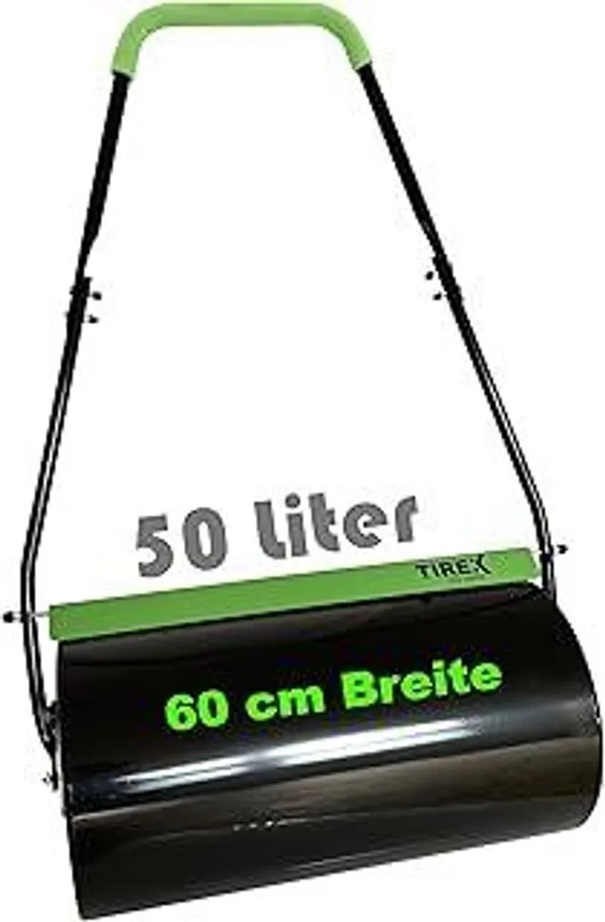 Rullo da Giardino Verde TIREX by xonic - Metallo Riempibile 50 Litri