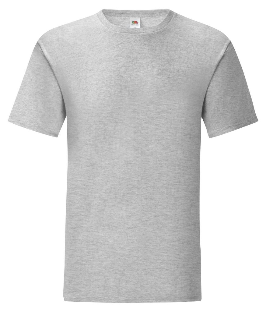 Fruit of the Loom - "Iconic" T-Shirt für Herren/Damen Uni LT1796 (XXL) (Dunkles Grau)