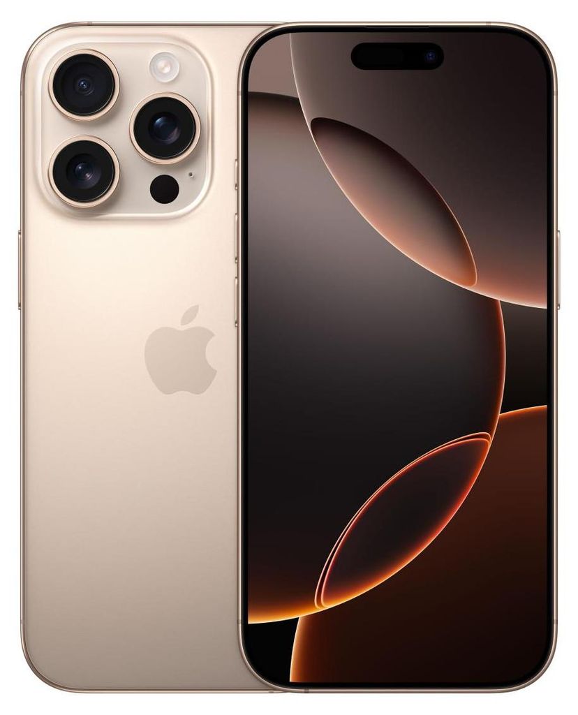Apple iPhone 16 Pro 6,3" 128GB Wüste Titanium Produktbild 