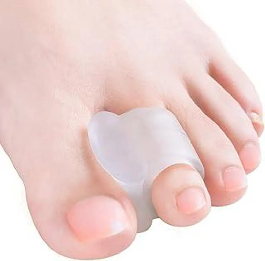 Correttore Alluce Valgo Welnove - 10x Separatori Silicone per Riallineamento Dita