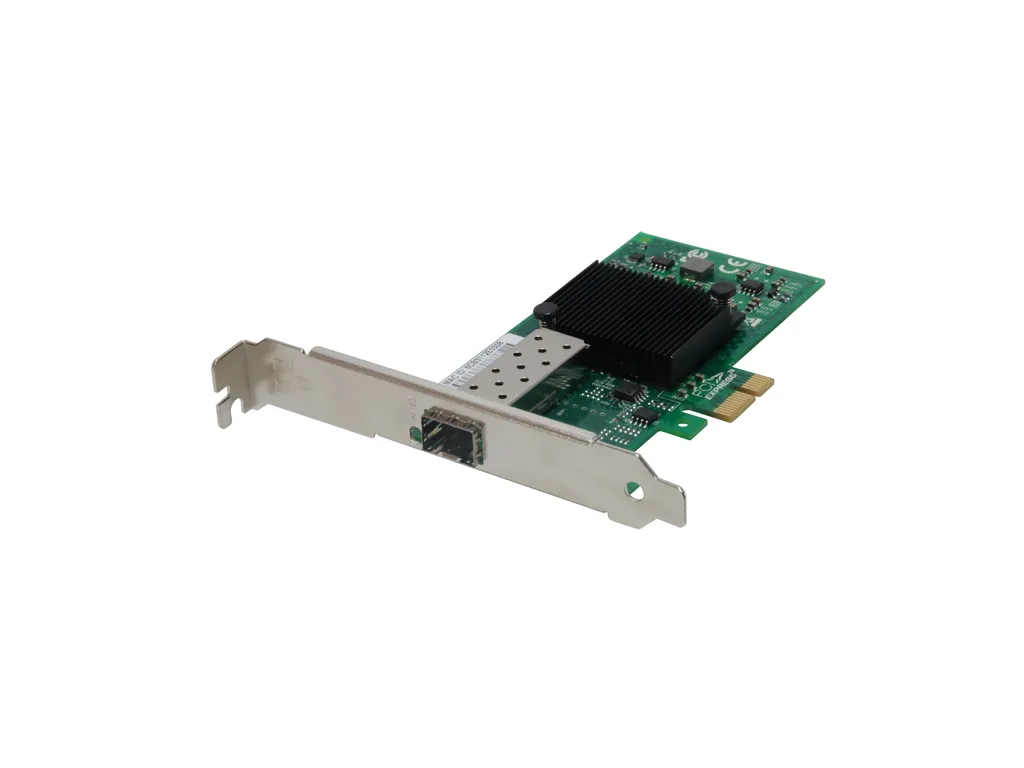 Carte Réseau Gigabit SFP LevelOne PCIe 1x Basse Consommation Verte