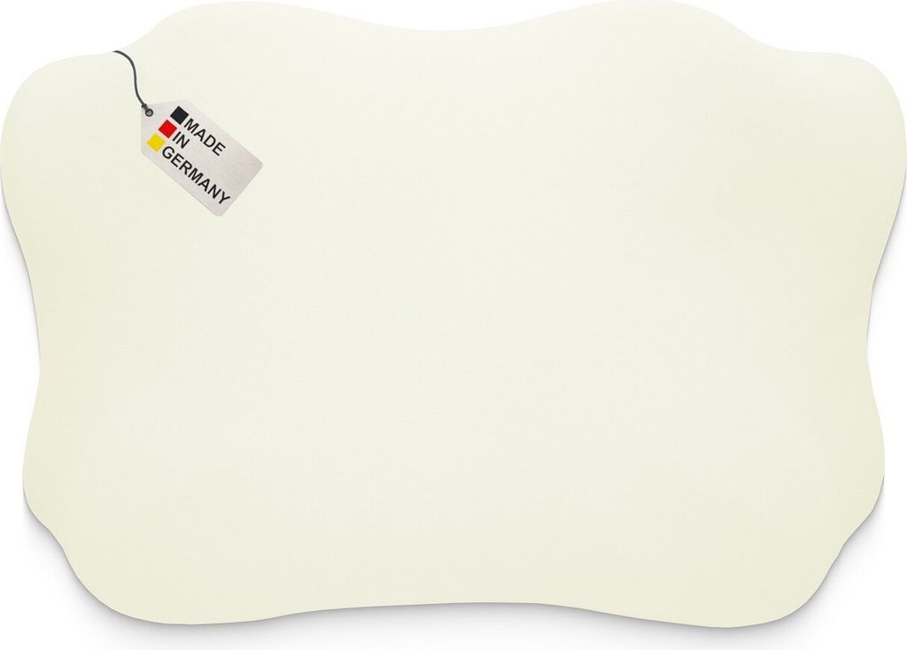 Bezug passend für Glückstoff Orthopädisches Kissen / Zibroges Nackenkissen / DONAMA Kissen : Farbe - Creme