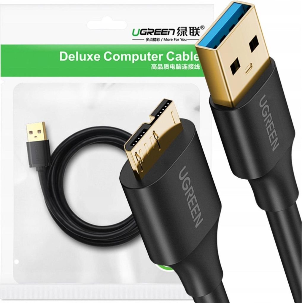 Ugreen USB-A 3.0 - Cavo Micro USB-B SuperSpeed, 5Gb/s, 1m - Immagine del prodotto 