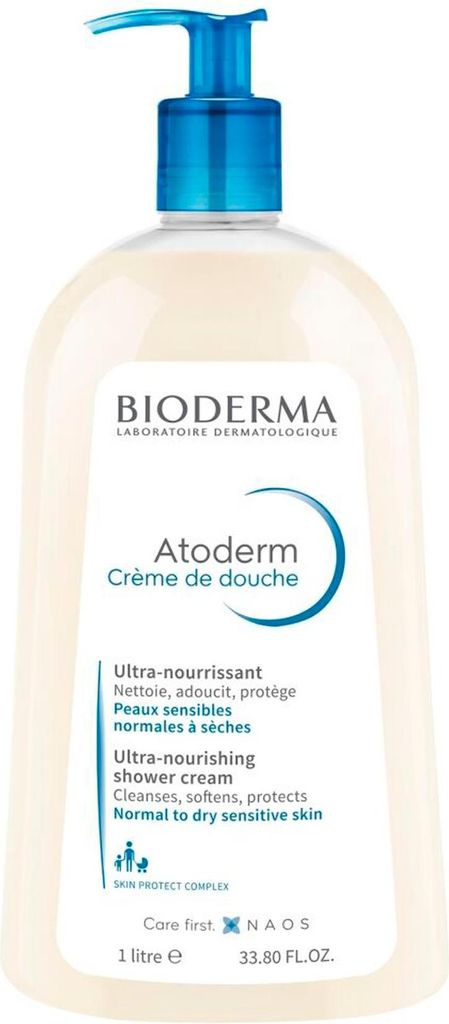 Bioderma 3701129802007, Duschgel, 1000 ml, Erwachsene, Produktbild 