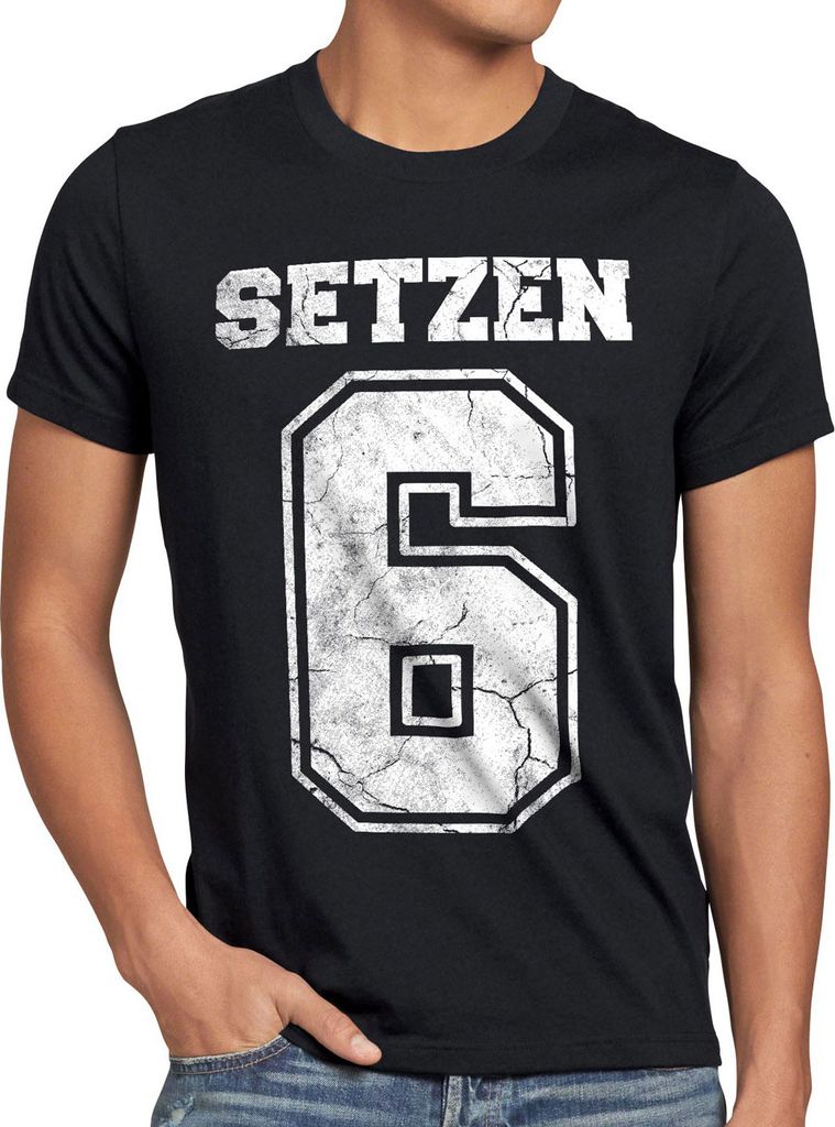 A.N.T. Setzen Sechs T-Shirt Herren schule zeugnis abschluss