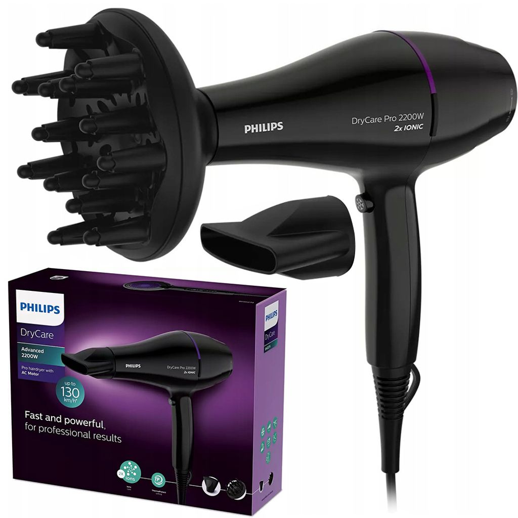 Philips DryCare Suszarka do włosów Pro 2200 W, Prąd Zdjęcie produktu 