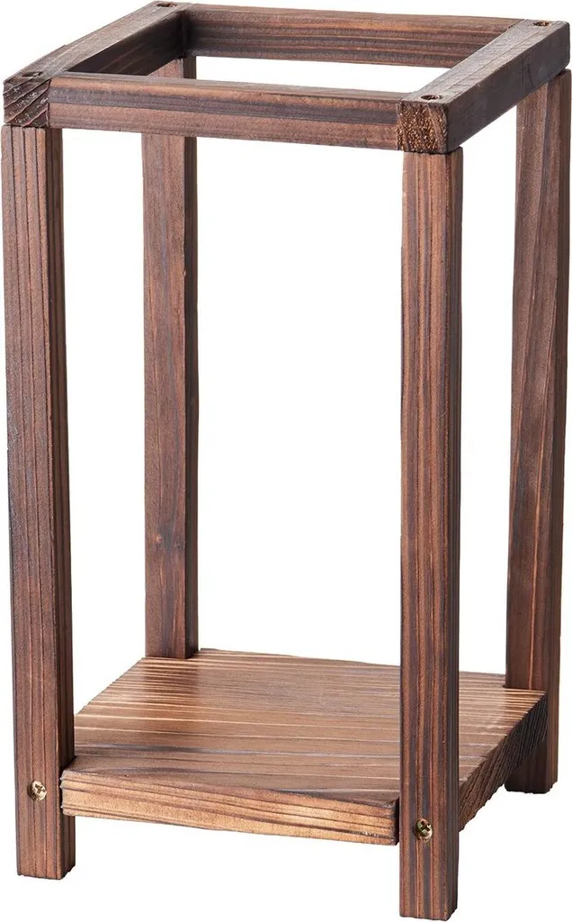 Lanternes Rustiques en Bois Marron : Set de 24 Centres de Table Chic