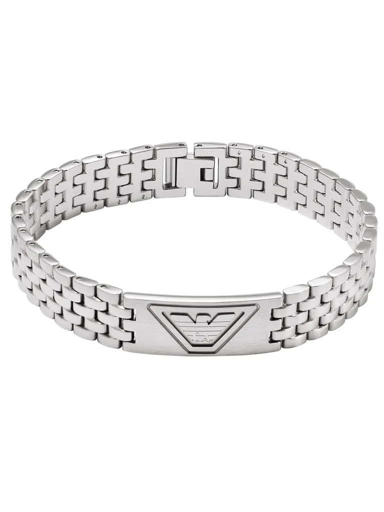 Emporio Armani EGS3126040 Bracciale da uomo in acciaio inox argento 21 cm