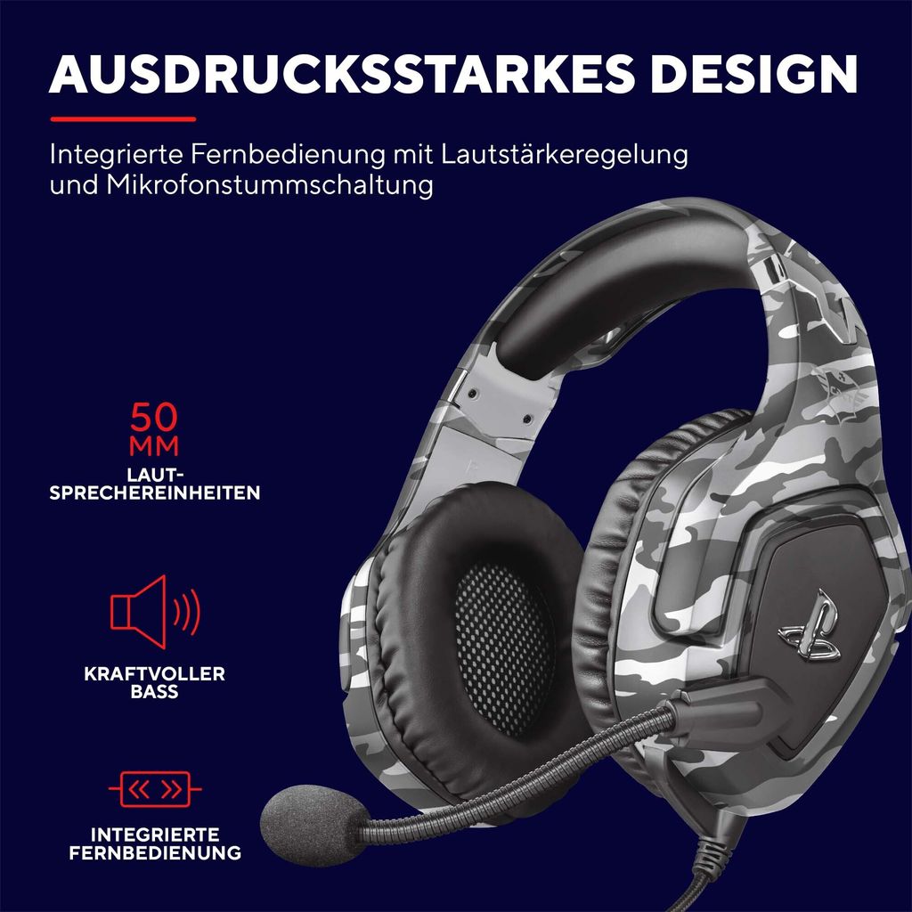 TRUST GXT488 FORZE-G GAMING KOPFHOER 23531 PS4 Over-Ear Obrázok produktu 9