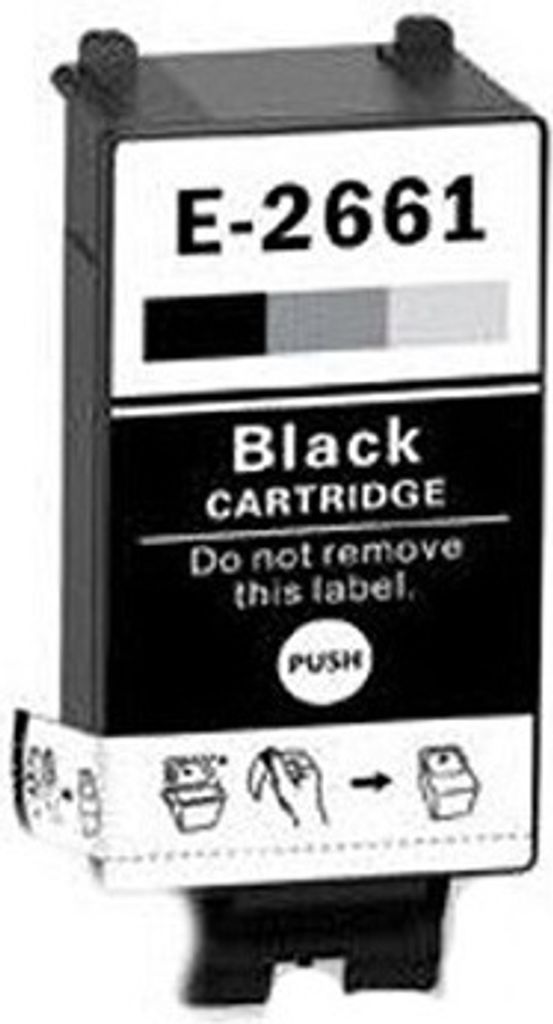 Kompatible Druckerpatrone T2661 schwarz für Epson WorkForce WF-100W, WF-110W