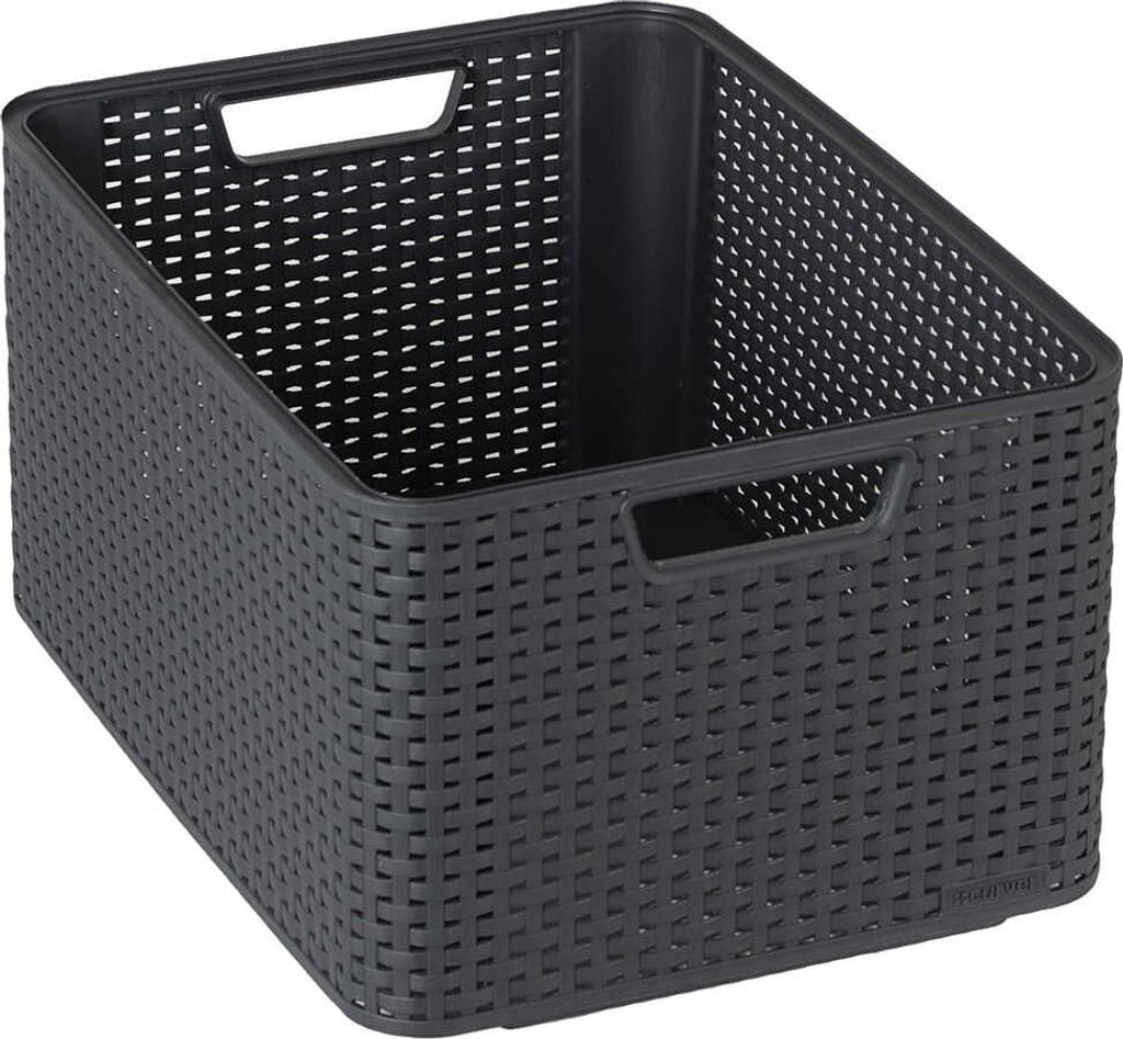 Úložný box Curver s vekom Style L 30L Metallic Silver Obrázok produktu 13