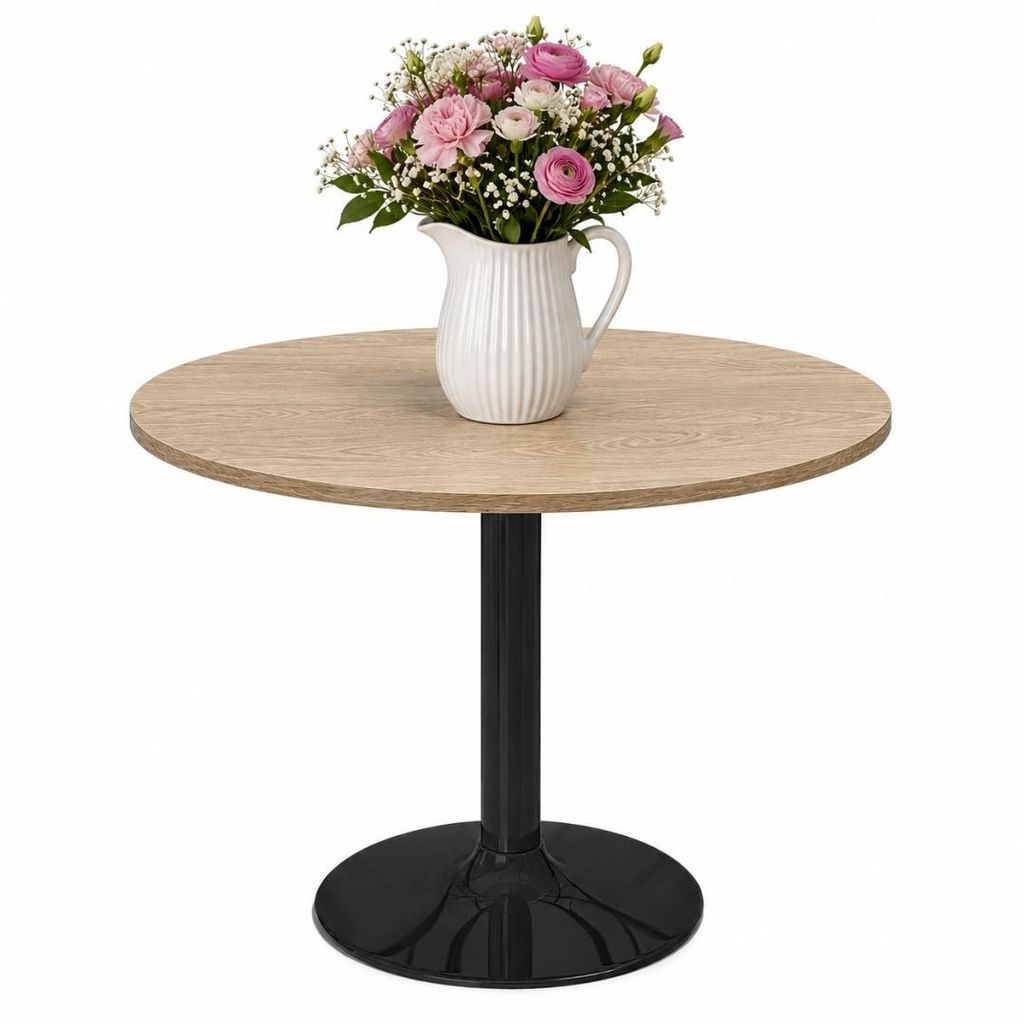 Kulatý jídelní stůl VICTORY 70 cm - světlý dřevěný kouř, Obrázek produktu 