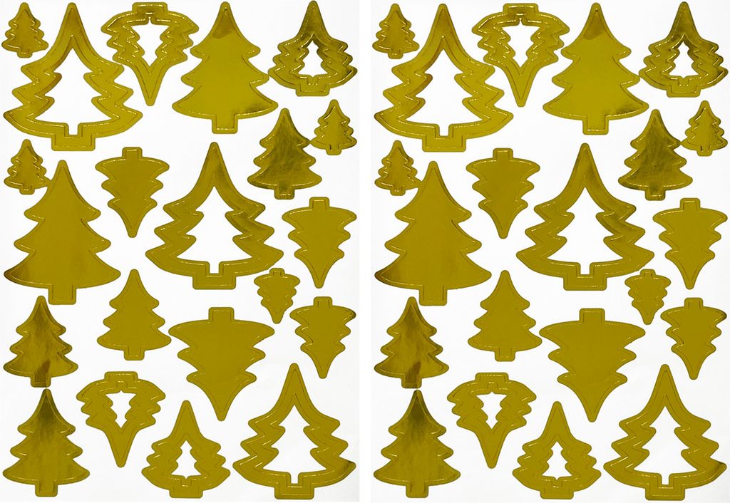 Oblique Unique 42 Tannenbaum Sticker Weihnachtsbaum Produktbild 